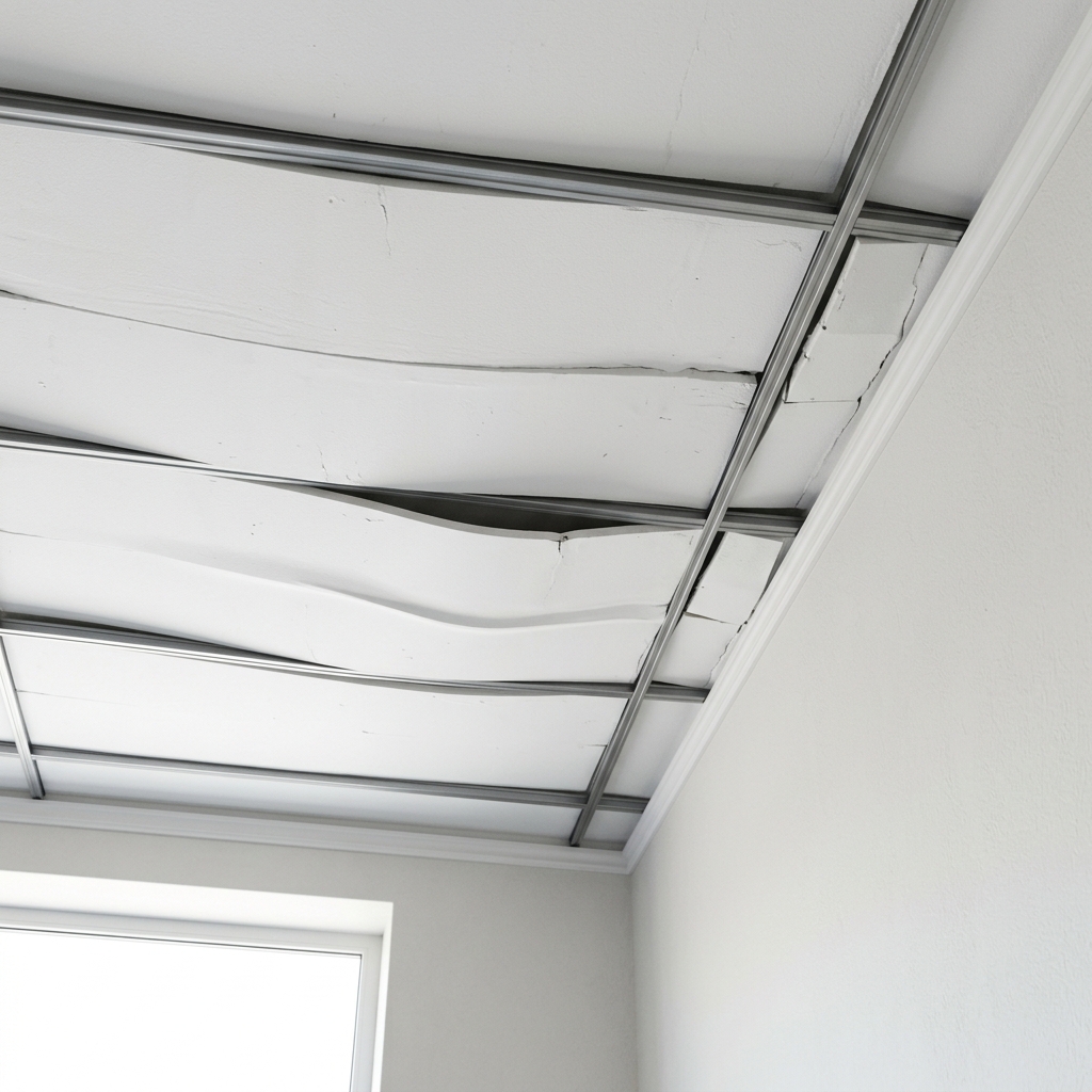 Wrong channel spacing for false ceilings